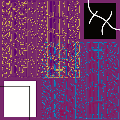 signaling abstract color contrast illustration signaling