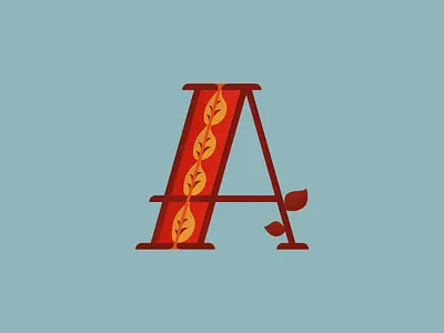 A dropcap branding design dropcap illustration illustrator logo type type art type design typography vector