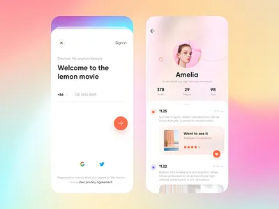 Movie App Design 6 ui uidesign