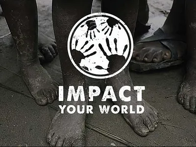 Impact Your World Logo art direction branding design