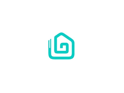 Mobile Home animal architecture branding design graphic design home horns house identity living logo minimal simple snail snails