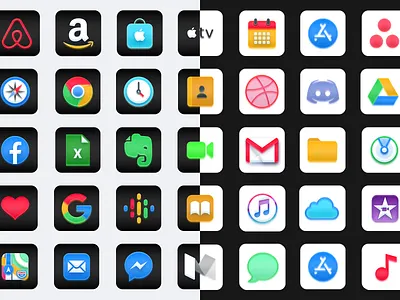 Big Sur Icon for iOS 14 | Dark | Light 3d icons big sur figma icons ios 14 icons ios14homescreen
