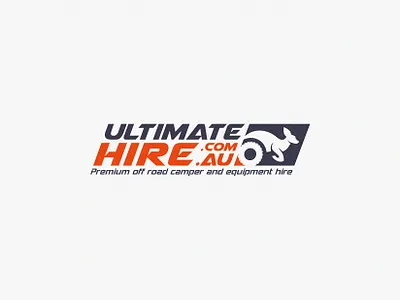 Ultimatehire com au Logo Design ausi logo australian logo branding camping logo design flat design logo offroad logo vector website logo