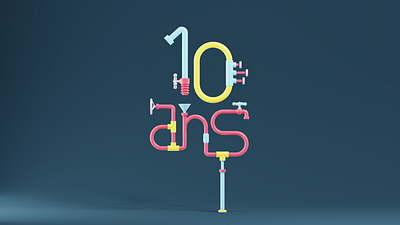 10 ans / 10 years IBIS Styles 3d cartoon design illustration tube