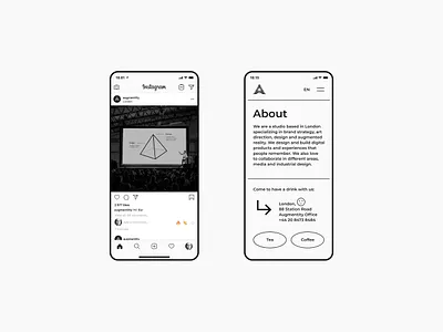 Mobile UI & Instagram app app design clean concept creative dailyui digital figma flat instagram interface iphone minimal mobile mobile design modern ui ui design uidesign ux