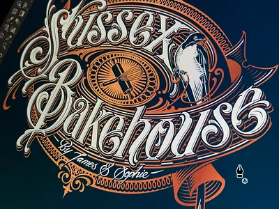 Sussex Bakehouse bakehouse handlettering lettering logotype schmetzer sussex vector