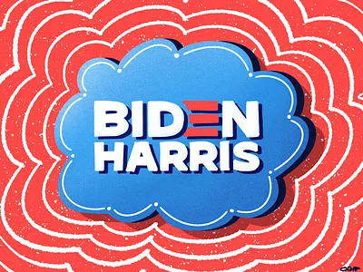 Biden/Harris 2020 biden harris campaign digital art drawing election graphic design illustration ipad joe biden kamala harris politics president procreate