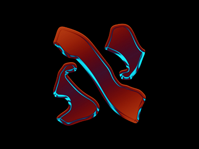 Alef aleph chrome hebrew letter letter