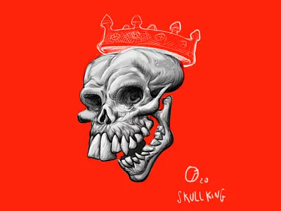 skullKing grotesk photoshop skull
