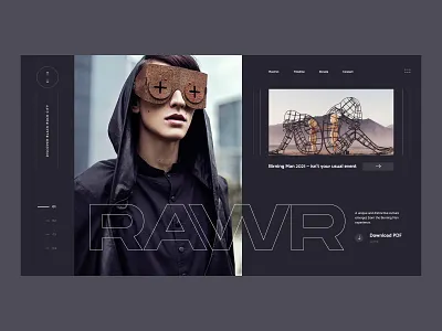 Gig Website Layout agency b2c clean dark ui design system figma gig grid interface landing layout premium product team ui user interface ux visual identity web webdesign