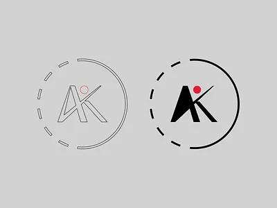 AK PERSONAL PHOTOGRAPH LOGOTYPE branding digital graphic design logo vector