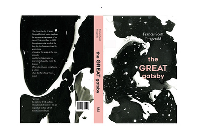 The Great gatsby custom book cover book cover typography