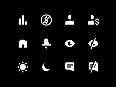 Billing Service Icon Pack billing dashboad design geometric graphic icon icon design icon set iconography icons interface management app management system notification saas service shapes simple ui vector