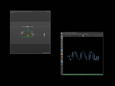 Lighting lesson for a new podcast brand animation brand branding c4d cinema4d dark design lighting logo octane podcast soundwave wave