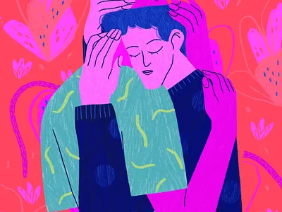 Love character art design editorial art editorial illustration fashion art illustration