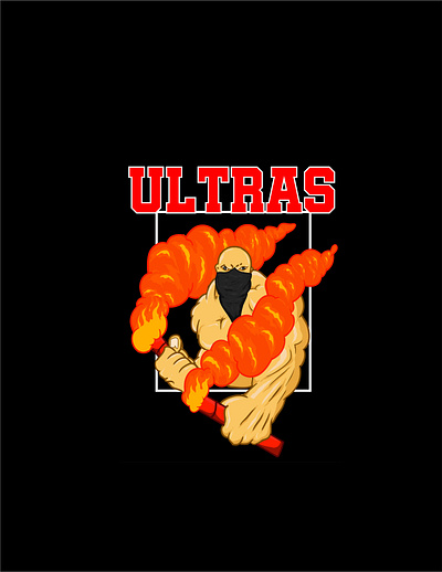 ULTRAS art cover cover art design design art designlogo football holligan illustration illustrator logo ultras vector