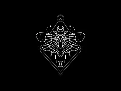BUTTERFLY EFFECT abstract art artwork butterfly classic clothing illustration lineart linework monoline vintage