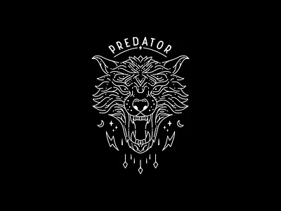 PREDATOR art artwork classic clothing dbhtee illustration lineart linework monoline vintage