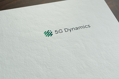 Final Logo 5G Dynamics branding logo minimal startup tech typography vector