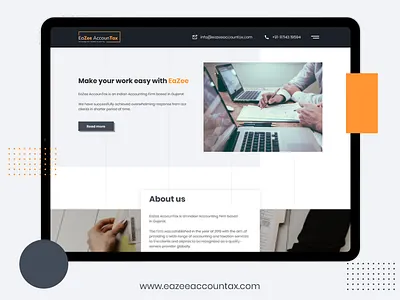 Eazee Accountax accounting accounting software app design branding free mockup html template mobile app design payroll ui deisgn