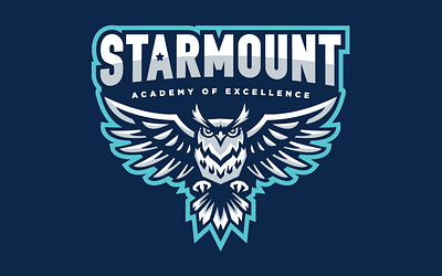 Starmount Final education illustration illustrator logo mascot owl