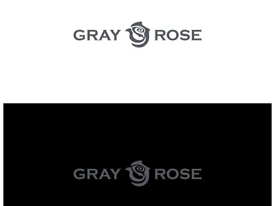 Gray Rose Logo branding business card design design icon illustration logo minimal website