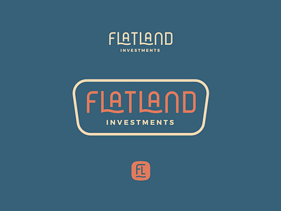 Flatland branding branding design color design identity identity design illustrator lockup logo logodesign logos logotype typography vector