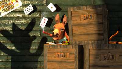 The Adventures of Pinocchio - 3D Illustration #3 3d 3d art blender children game art illustration kids low poly render