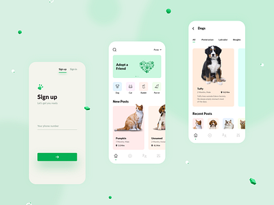Pet Adoption pet adoption pet app pet care pets petstore ux uxdesign