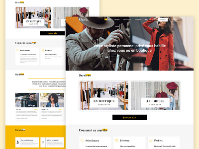 Private personal stylist platform fashion uidesign uxdesign