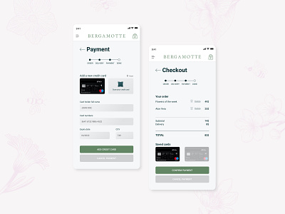 Checkout form - Daily UI 002 checkout form daily ui dailyui dailyui002 dailyuichallenge design digital interfacedesign mobile app design mobile ui ui webdesign