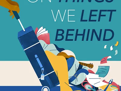 On Things We Left Behind branding design illustration illustrator photoshop podcast texture vector