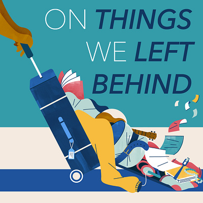 On Things We Left Behind branding design illustration illustrator photoshop podcast texture vector