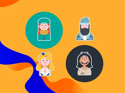 Avatar Icons set - Inventicons.com avatar avatar icons avatars community design dummy faces flat homeless icon icons icons design icons pack illustrator living people person photoshop poor vector