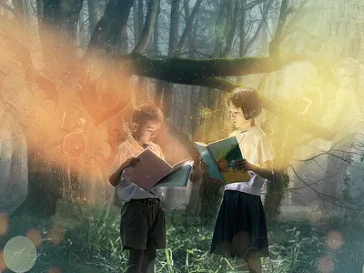 Collage "Fairy Tale" art children collage design fairytale photoshop