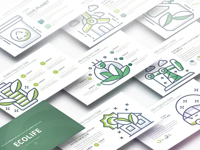 ECOLIFE - PowerPoint Infographics Slides business earth ecofriendly ecofriendlyliving ecolife ecology energy environment fuel greenlife marketing nature plasticfree powerpoint presentation recycle savetheplanet solar windturbine