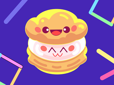 Tee Design ~ Dessert Master character colorful design dessert detail fashion food illustration illustration illustrator kawaii kawaii art kawaiifood restaurant tee design tshirt tshirt design