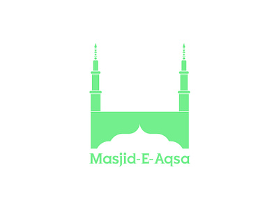 Logo for Masjid-E-Aqsa Hyderabad adobe illustrator classic design graphicdesign illustrator logo logodesign logodesigner logoinspiration logos logosai masjid minimal mosque simple vector