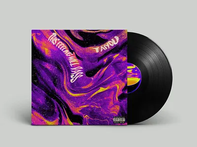 This feeling will pass vinyl album art acid album album art album artwork album cover album cover design cover art cover design liquid trippy vinyl wrap