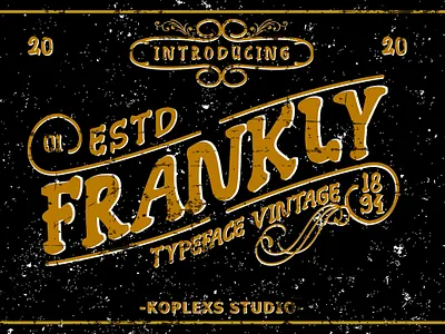 Frankly cute display fonts funny handlettering handwritten playfull retro typeface vintage
