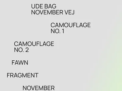 Martine Myrup - Portfolio artist font frontpage portfolio project project page projects swiss swiss design swiss style typography