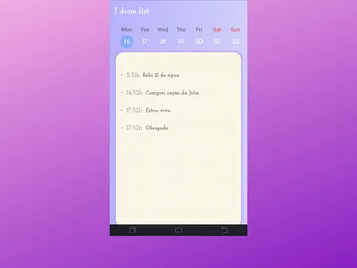 A done list grateful list product productivity