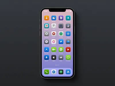 iOS 14 Icons - Glassicon - iocns ios14 iphone