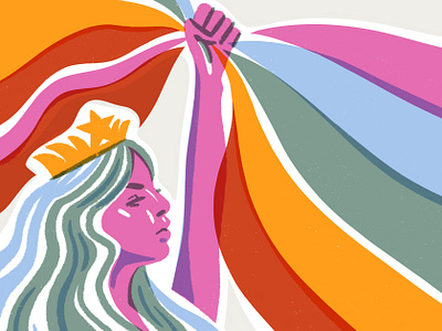 Starbucks Pride Siren illustration pride pride illustration siren social media starbucks