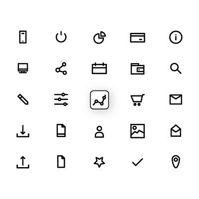 kereicons one icon icon design icon set iconography icons illustration illustrator simple ui uiux ux web website