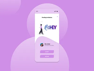 Daily UI 078 | Pending invitation daily 100 challenge daily ui dailyui design ui