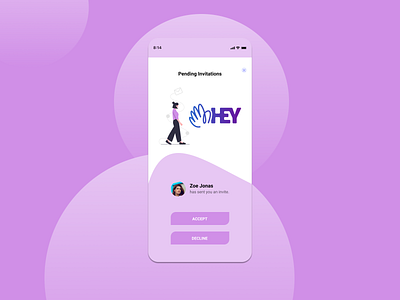 Daily UI 078 | Pending invitation daily 100 challenge daily ui dailyui design ui
