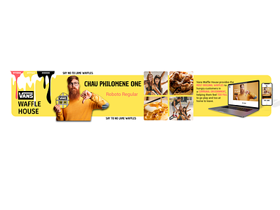 Stylescape for Vans Waffle House brand design brand identity stylescape