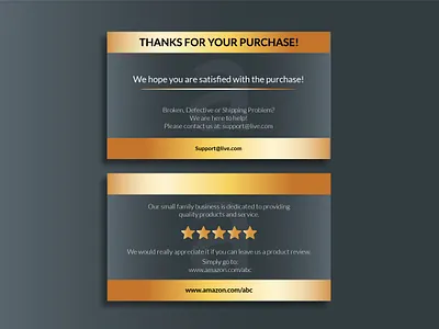 Amazon Thank you card amazon cards design graphics thank you card thanks card