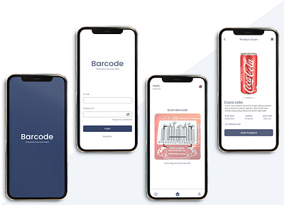 Barcode Application app app ui ux web branding design designui illustration typography ui ux web design ux web